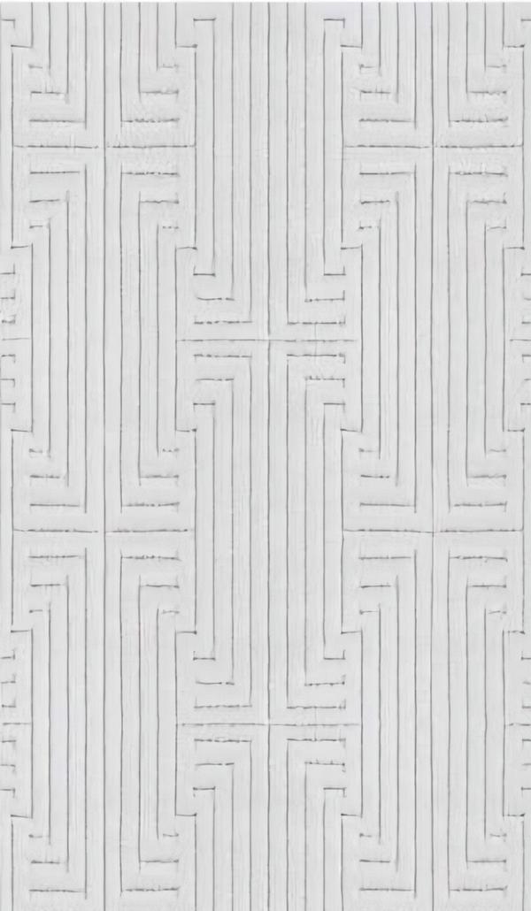 Beige Teppich Kurzflor Geometrisches Design Abstrakte Optik 3D Effekt Teppiche von JV Möbel