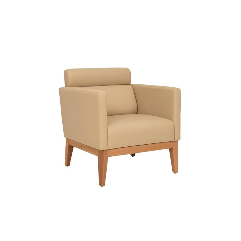 Beiger Clubsessel Relax 1-Sitzer Designer Sessel Wohnzimmer Sitzer Neu von JV Möbel