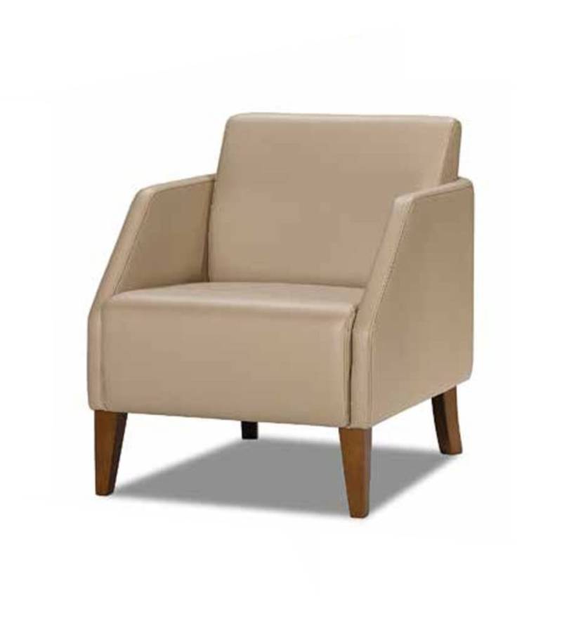 Beiger Einsitzer Luxuriöser Polstersessel Designer Loungesessel Möbel von JV Möbel