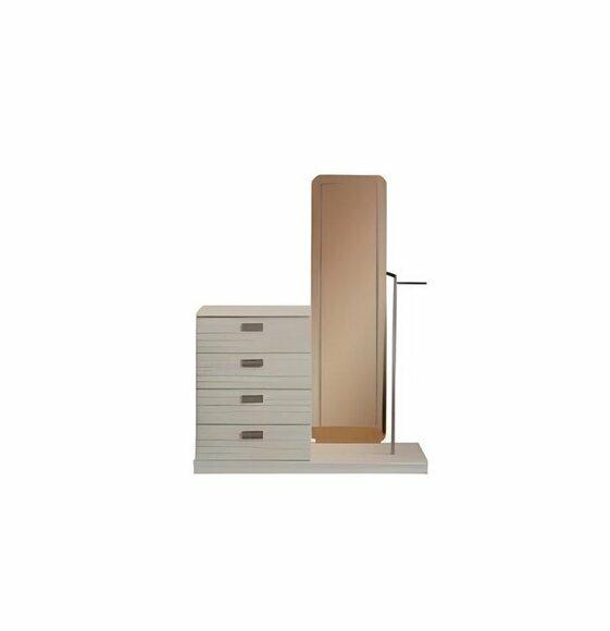 Beiger Schminktisch Luxuriöser Kosmetiktisch Schlafzimmer Holz Möbel von JV Moebel