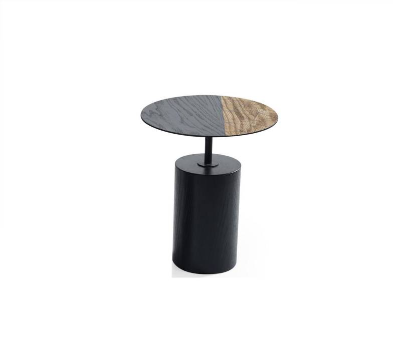 Beistell Rund Tisch Couchtisch Design Holz Schwarz Wohnzimmer Tisch Neu von JV Möbel