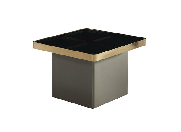 Beistelltisch Schwarz Wohnzimmer Holz Glas Neu Modern Design Möbel Luxus Tisch von JV Möbel
