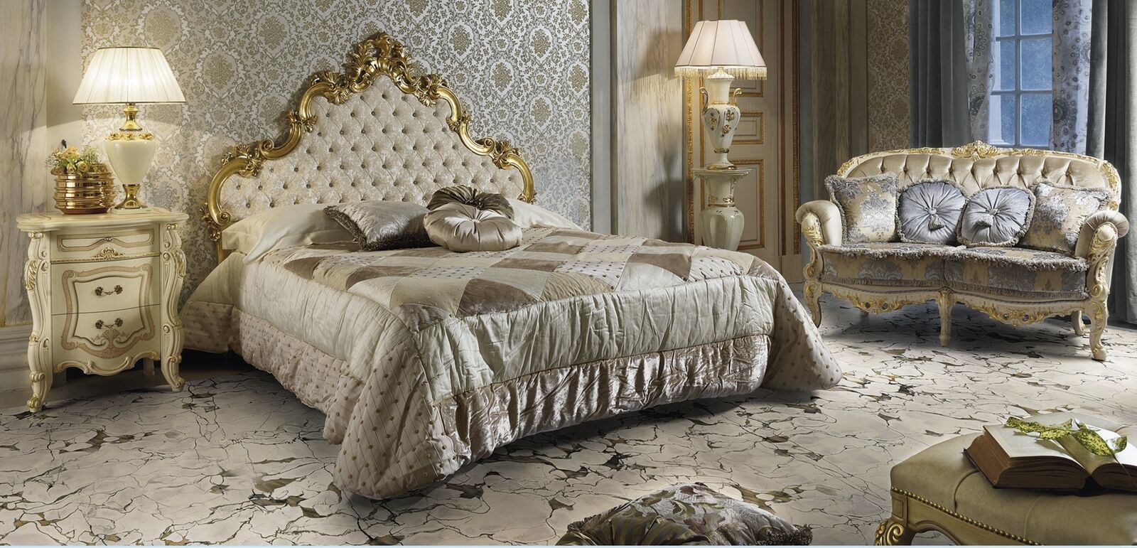 Bett 2x Nachttisch 3 tlg. Schlafzimmer Set Designer Hotel Betten Garnitur Neu Bett 2x Nachttisch 3 tlg. Schlafzimmer Set Designer Hotel Betten Garnitur Neu von JV Möbel