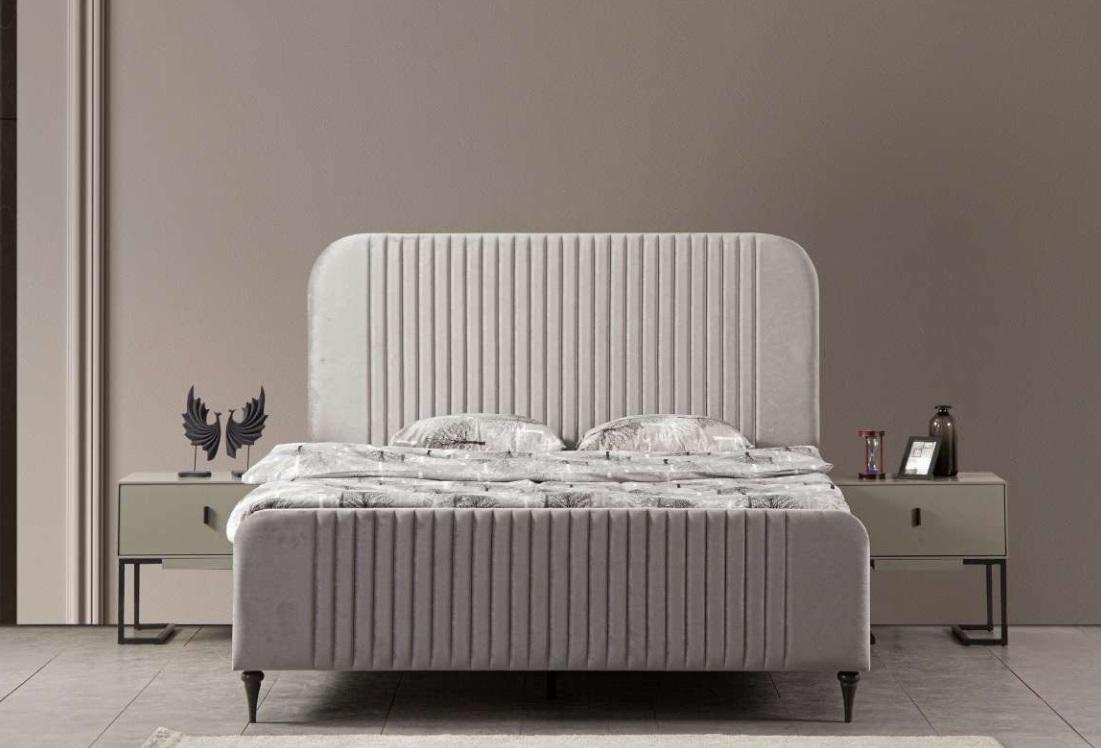 Bett 2x Nachttische 3 tlg. Schlafzimmer Garnitur Design Luxus Modern Bett 2x Nachttische 3 tlg. Schlafzimmer Garnitur Design Luxus Modern von JV Möbel