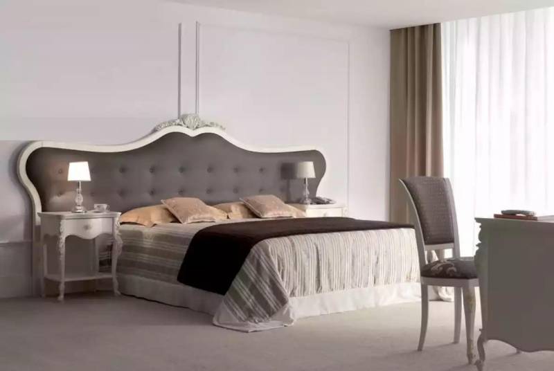 Bett 2x Nachttische Design Schlafzimmer 3tlg. Klassischer Luxus Set Möbel von JV Möbel