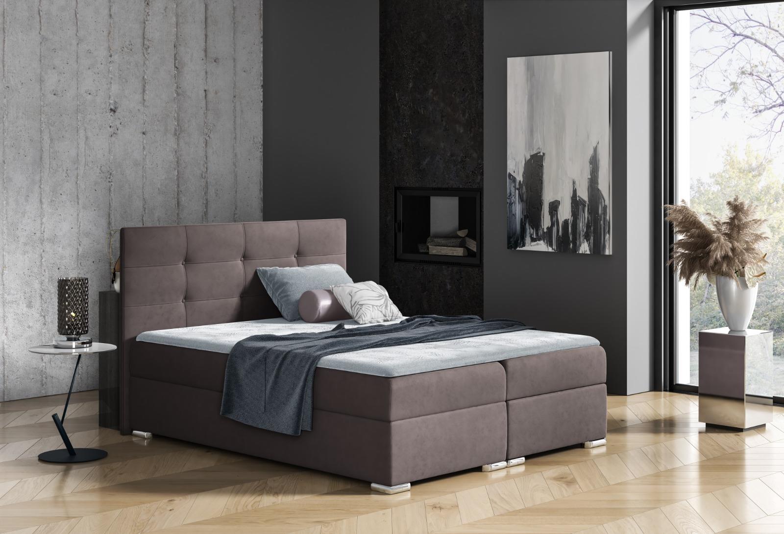 Bett Bettkasten Boxspringbett 160x200 Schlafzimmer Design Doppel Hotel Modern von JV Möbel