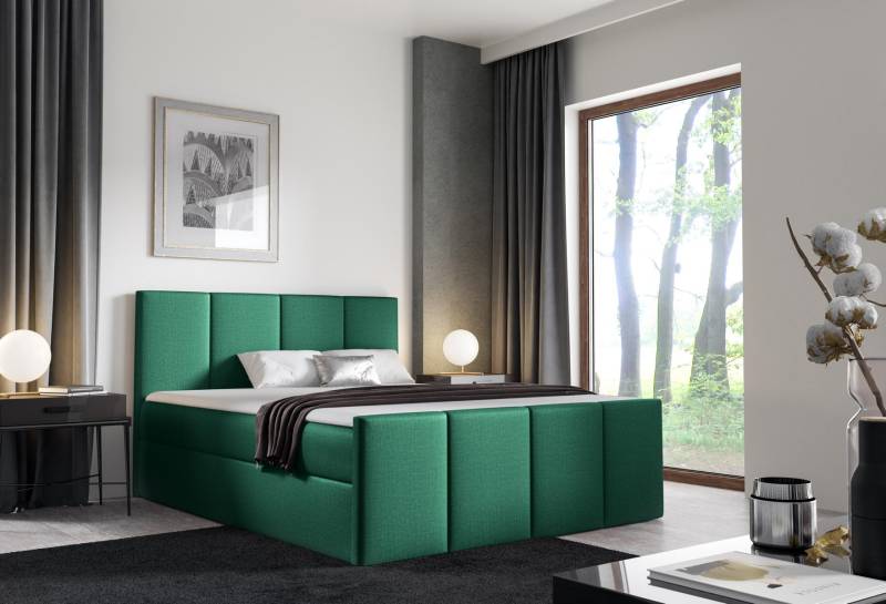 Bett Bettkasten Boxspringbett Möbel Schlafzimmer Design Doppel Hotel Modern Neu von JV Möbel