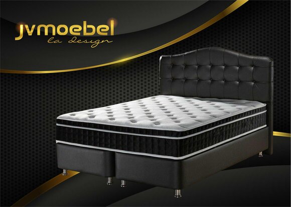 Bett Leder Schlafzimmer Möbel Luxury Moderne Betten Chesterfield Boxspring Neu von JV Möbel