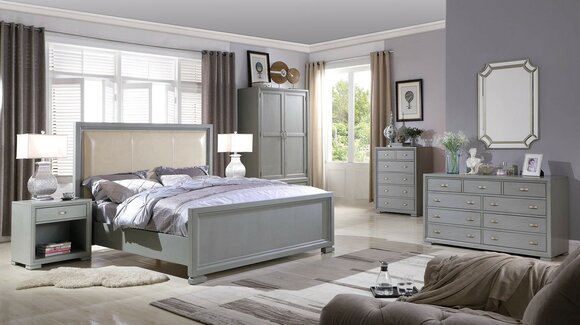 Bett Nachttisch Kommode 6 tlg. Schlafzimmer Set Design Moderne Luxus Möbel Neu Bett Nachttisch Kommode 6 tlg. Schlafzimmer Set Design Moderne Luxus Möbel Neu von JV Möbel