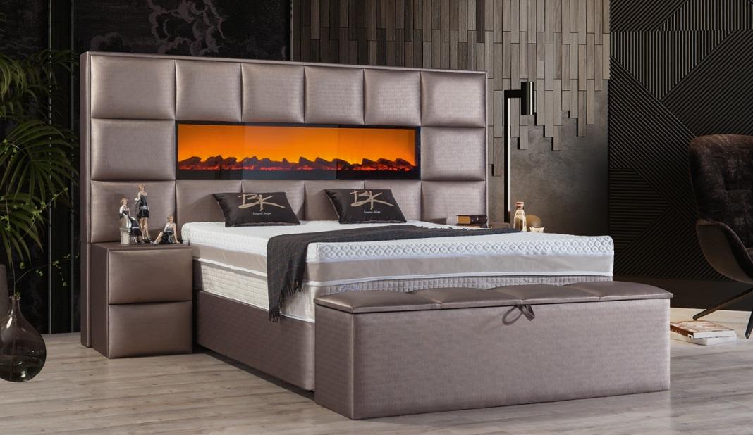 Betten Doppel Bettrahmen Design Möbel Bett Doppelbetten Kamin Deko Sofort Betten Doppel Bettrahmen Design Möbel Bett Doppelbetten Kamin Deko Sofort von JV Möbel