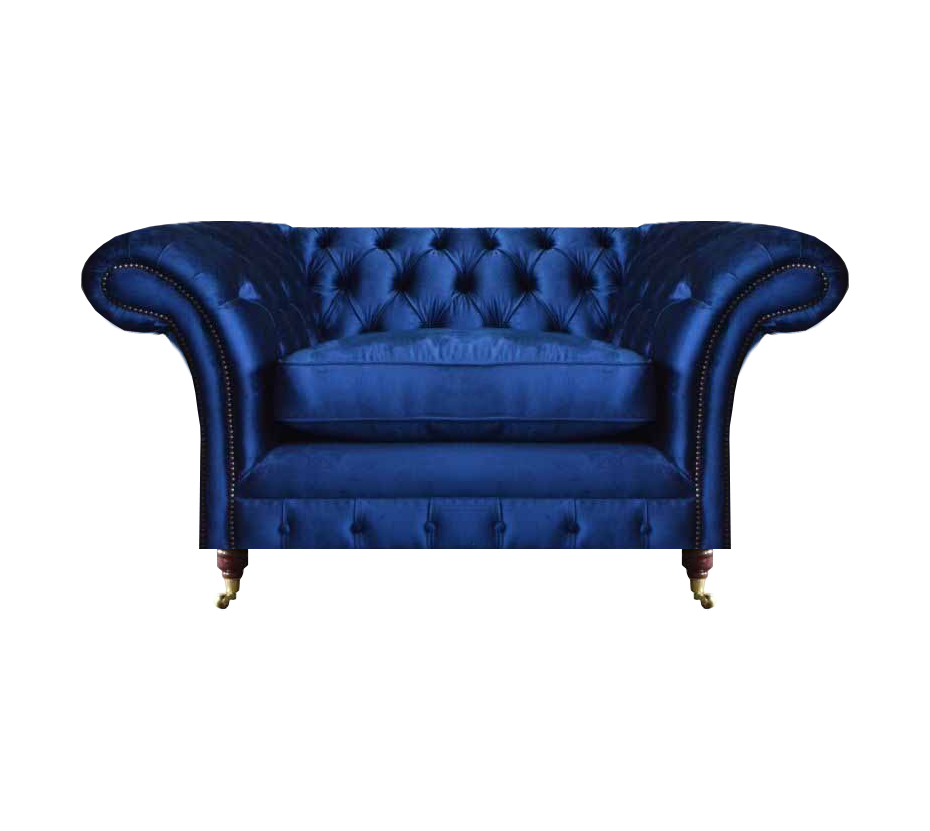 Blau Sessel Modern Chesterfield Sitzmöbel Luxus Wohnzimmer Einrichtung Blau Sessel Modern Chesterfield Sitzmöbel Luxus Wohnzimmer Einrichtung von JV Möbel