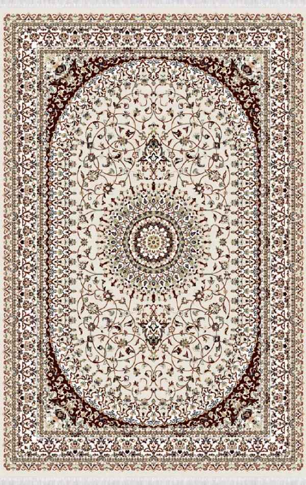 Bodenbelag Orientalisch Kunstteppich Teppich Vintage Kurzflor Braun 160x230 von JV Möbel