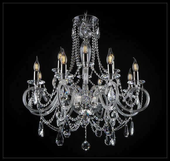 Bohemia Moderner Kronleuchter Leuchte Decken Lampe Leuchte Leuchter von JV Möbel