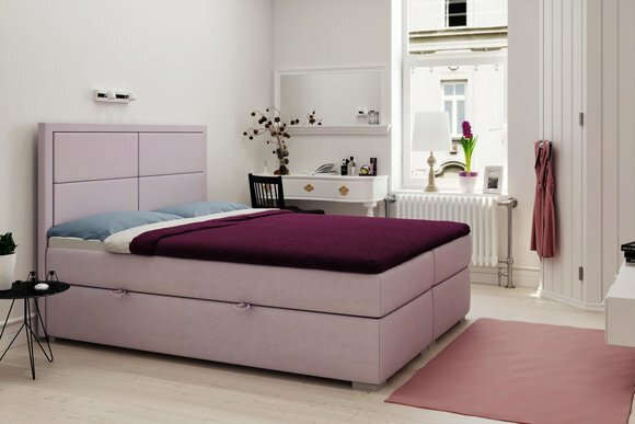 Boxspring Bett Hotel Doppel Komplett Set Matratze Topper Betten Funktion von JV Möbel