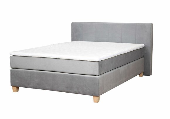 Boxspring Bett Kasten Funktion Hotel Doppel Komplett Set Topper Matratze von JV Möbel