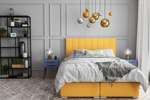 Boxspring Doppel Bett Hotel Komplett Set Matratze Topper Betten Funktion von JV Möbel