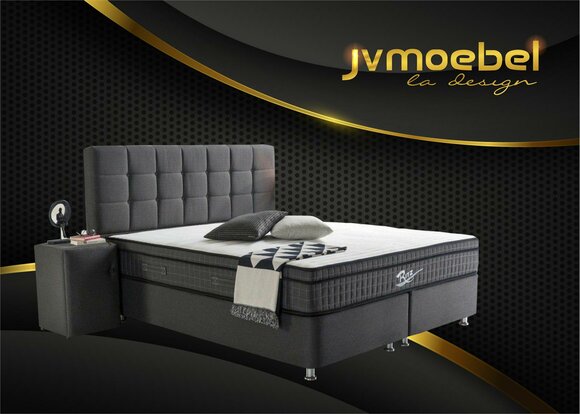 Boxspringbett Doppel Betten luxus Schlafzimmer Designer Doppelbetten 160x200 Neu von JV Möbel