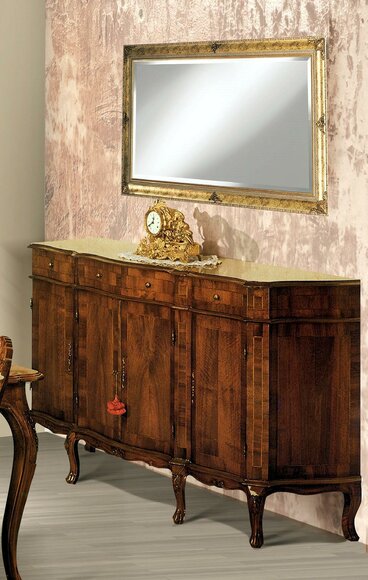 Braun Kommode Sideboards Massivholz Schrank Möbel Kommoden Anrichte Sideboard von JV Möbel