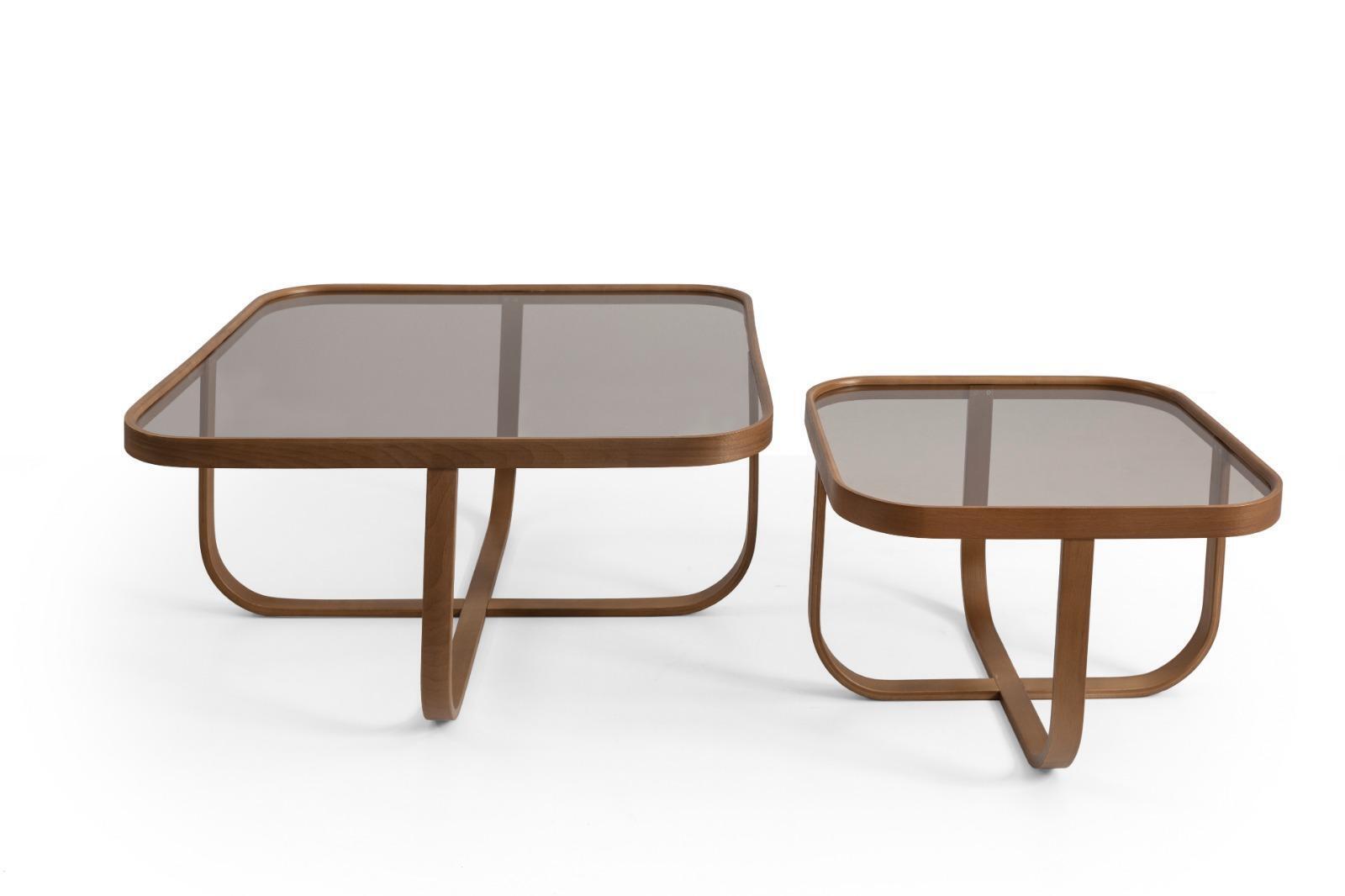Braun Wohnzimmer Set 2x Couchtische Modern Einrichtung Designer komplett von JV Moebel