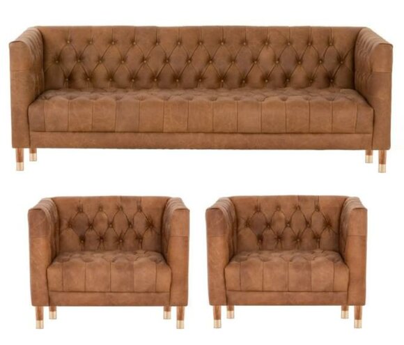 Braune Samt Chesterfield 2 Sessel Leder Modern Design Möbel Sofa Set Sofas Neu Braune Samt Chesterfield 2 Sessel Leder Modern Design Möbel Sofa Set Sofas Neu von JV Möbel