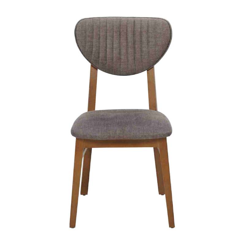 Brauner Holzstuhl Designer Polsterstühle Luxuriöse Esszimmer Sitzmöbel von JV Möbel