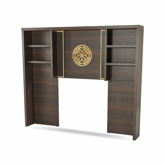Bücherregal Braun Einfarbig Modern Stil Rechteckig Form Arbeitszimmer von JV Moebel
