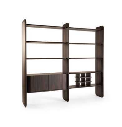 Bücherregal Holz Regal Schrank Büro Einrichtung Designer Modernen Trenn Regale von JV Möbel