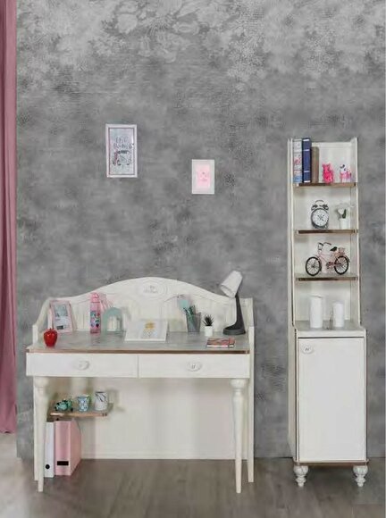 Bücherregal Schreibtisch Jugend Zimmer Möbel Regalen im Kinderzimmer 2tlg. Set von JV Möbel