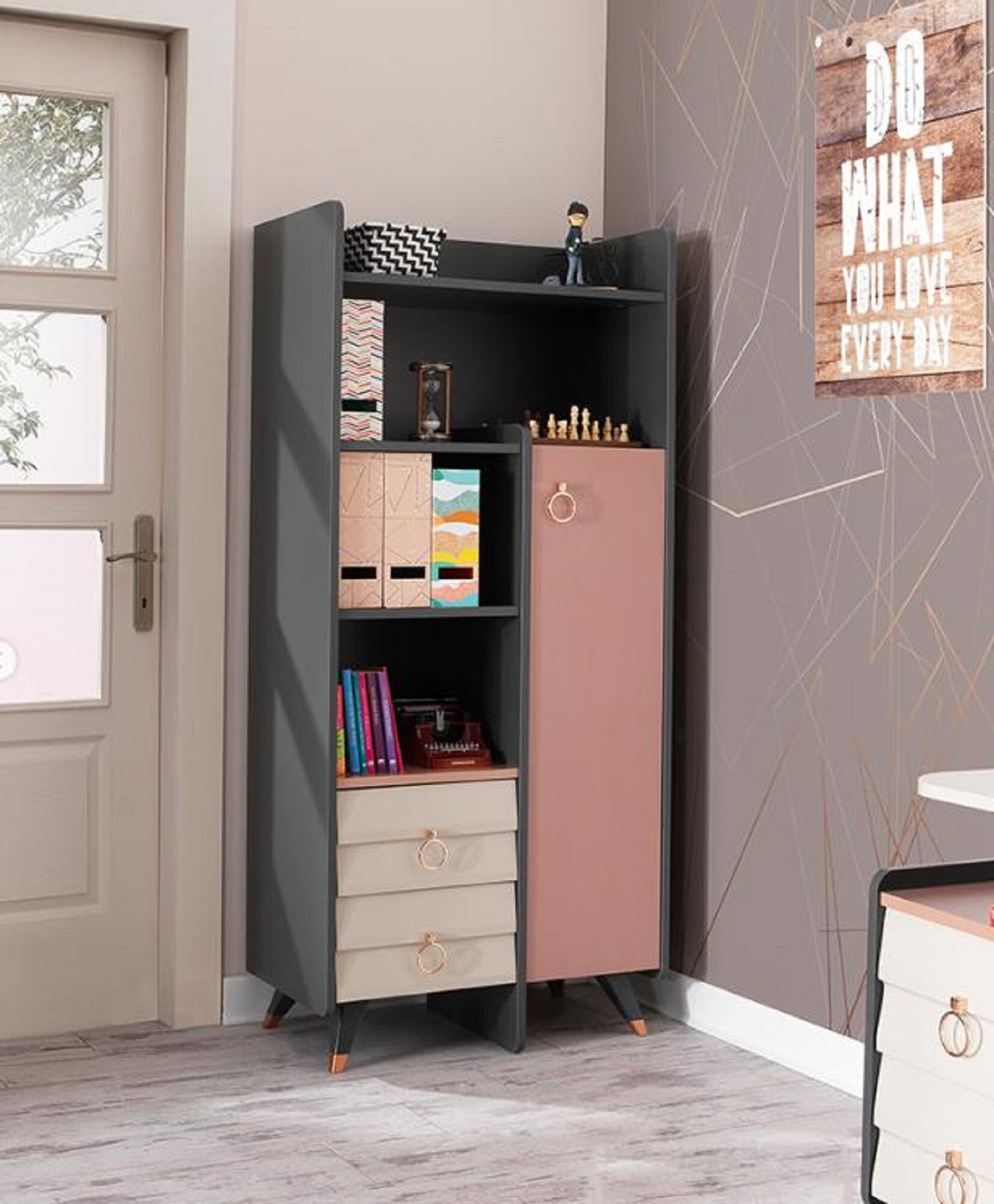 Bücherschrank Schränke Setra Bücherregal Wohnwand Wohnzimmer Wand Regal Bücherschrank Schränke Setra Bücherregal Wohnwand Wohnzimmer Wand Regal von JV Möbel