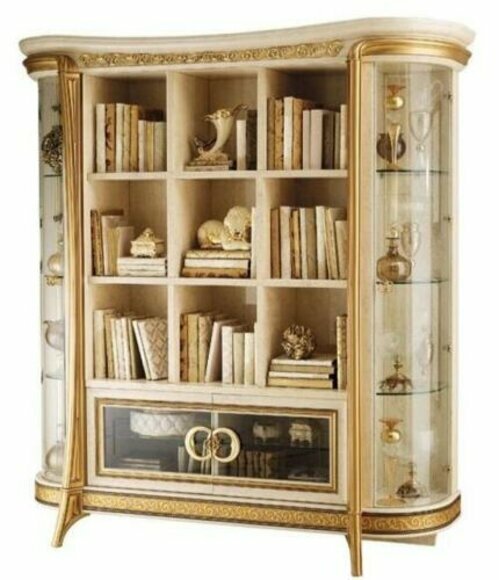 Büro Bücher Möbel Aktenschrank Möbel Schrank Schränke Regale arredoclassic Holz von JV Möbel