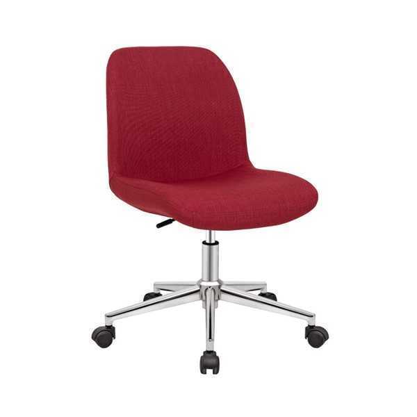 Büro Sessel Rot Luxus Stuhl Bürostuhl Chef Sessel Textil Möbel Sofort von JV Möbel