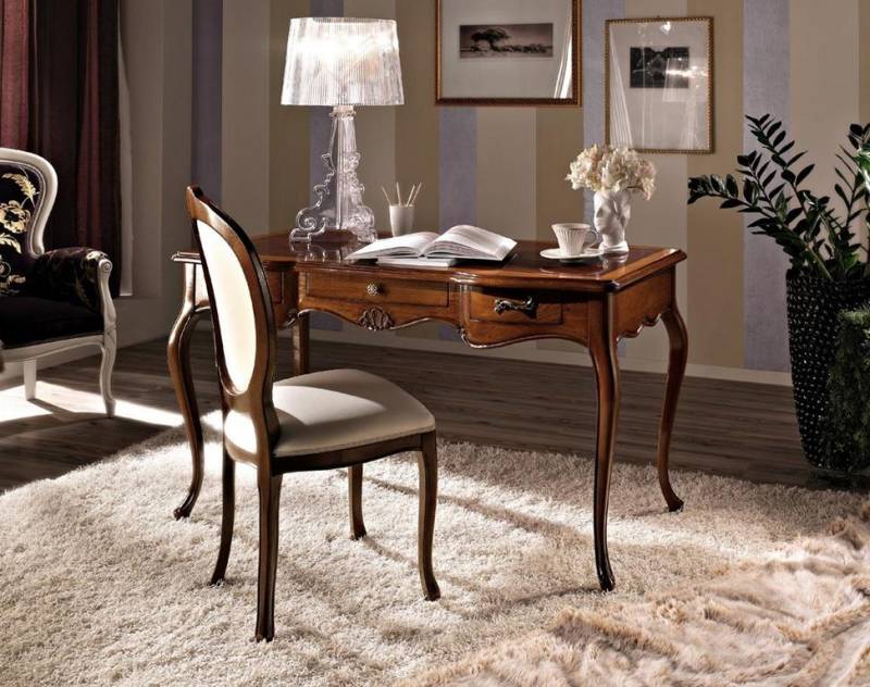 Büro Tisch Schreibtisch Sekretär Schreibtische Italienische Möbel Holz Tische von JV Möbel