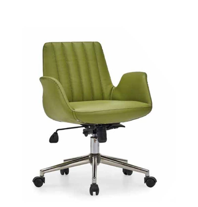 Bürostuhl Sessel Bürosessel Chef Arbeitsstuhl Grün Moderne Möbel Leder von JV Möbel