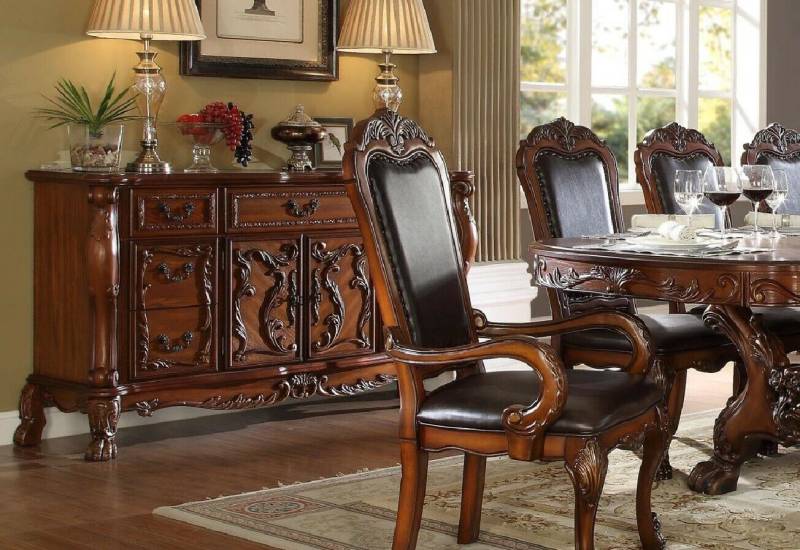 Buffet Anrichte Kommode Echte Handarbeit Holz Barock Rokoko Anrichten von JV Möbel