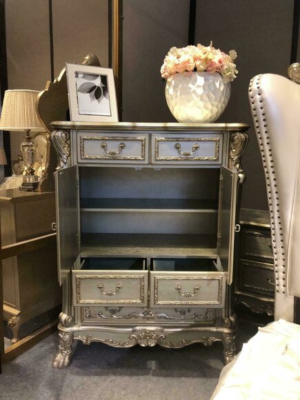 Buffet Anrichte Kommode Echte Handarbeit Holz Barock Rokoko Anrichten von JV Möbel