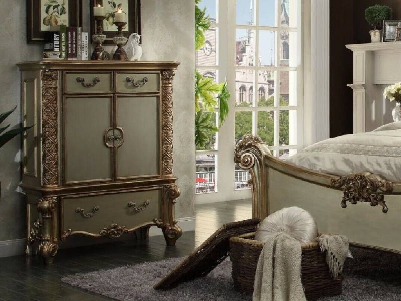 Buffet Kommode Kommoden Schrank Barock Rokoko Anrichte Konsole Gold von JV Möbel
