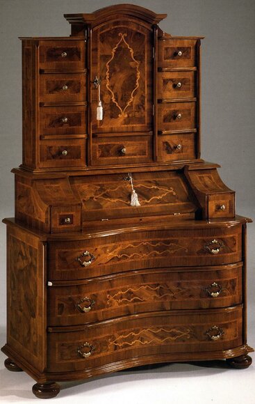Buffet Schrank Wohnzimmer Schränke Sekretär Vaccari cav giovanni Anrichte Möbel von JV Möbel