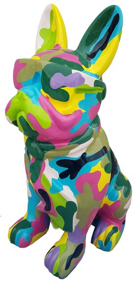 Bulldogge Design Figuren Skulpturen Moderne Hund Deko Skulptur Deko Skulpturen von JV Möbel