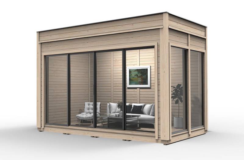 Campinghaus Holzhaus Gartenhaus Ferienhaus Luxus Holz Haus Häuschen von JV Möbel