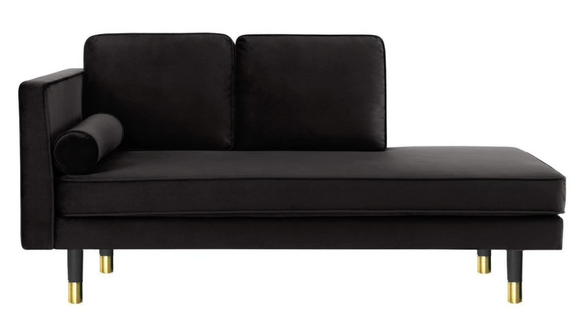 Chaiselongue Kreative Möbel Neu Wohnzimmer Modern Design Schwarz Sofa von JV Möbel
