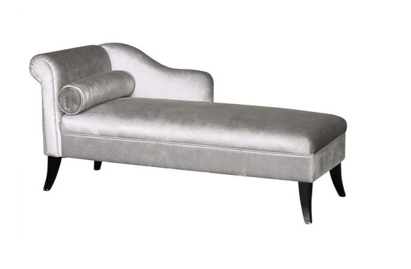 Chaiselongue Kreative Möbel Neu Wohnzimmer Modern Design Sofa Stoff Silber Chaiselongue Kreative Möbel Neu Wohnzimmer Modern Design Sofa Stoff Silber von JV Möbel