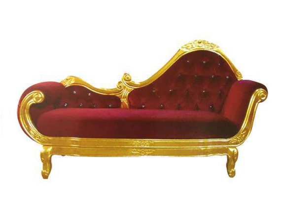 Chaiselongue Liege Relax Sofa Sessel Klassisch Barock Rokoko Jungendstil von JV Möbel