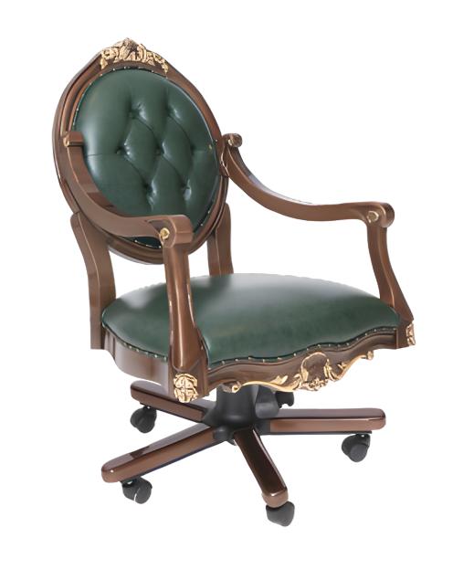 Chefsessel Stuhl Drehstuhl Chesterfield Schreibtischstuhl Rollstuhl Bürosessel von JV Möbel
