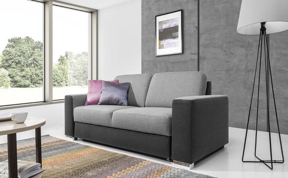 Chesterfield 2 Sitzer Designer Sofa Couch Polster Sofas Couchen Stoff Textil von JV Möbel