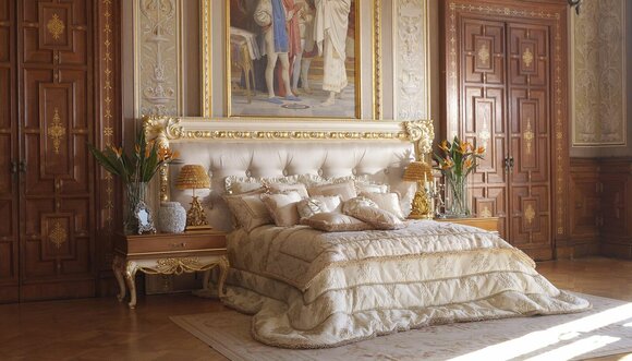 Chesterfield Bett Doppelbett Luxus Betten Poster Holz Italienische Möbel Neu Chesterfield Bett Doppelbett Luxus Betten Poster Holz Italienische Möbel Neu von JV Möbel