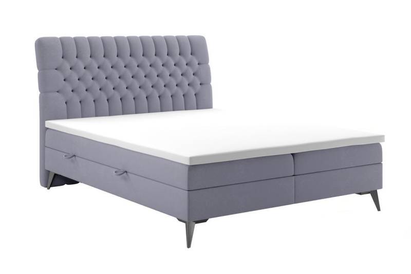 Chesterfield Bett Polster Design Luxus Doppelbett Schlafzimmer Boxspringbett von JV Möbel