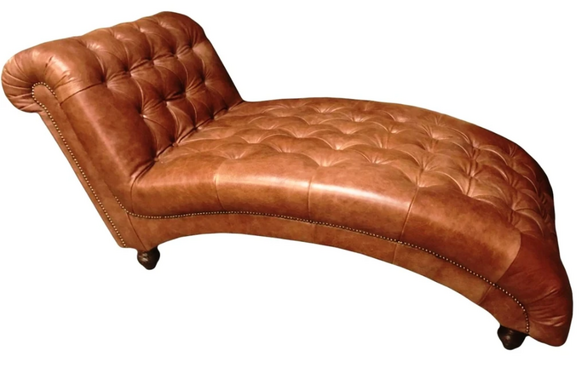 Chesterfield Braun Chaiselongue Möbel Liege Wohnzimmer Moderne Design Chesterfield Braun Chaiselongue Möbel Liege Wohnzimmer Moderne Design von JV Möbel