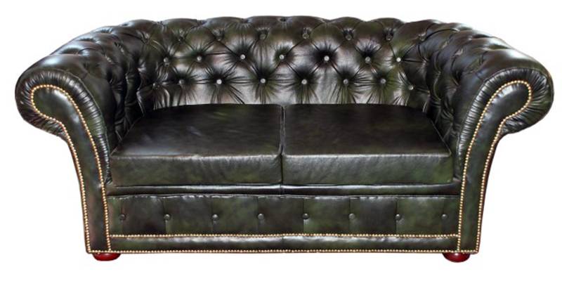 Chesterfield Couch Sofa Garnitur 3 Sitzer Polster Leder Sofas Neu LEICESTERII von JV Möbel