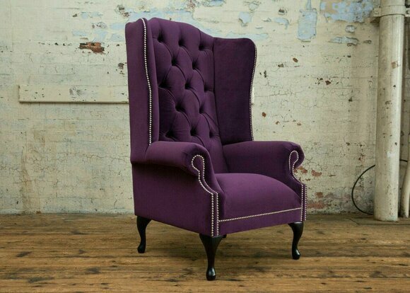 Chesterfield Design Sofa Sessel Couch Polster Luxus Textil Couchen von JV Möbel
