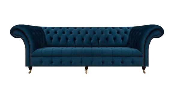 Chesterfield Designer Möbel Dunkelblaue Couch Designer Edle Textilsofas Chesterfield Designer Möbel Dunkelblaue Couch Designer Edle Textilsofas von JV Moebel